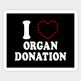 I {MISSING HEART} ORGAN DONATION Magnet